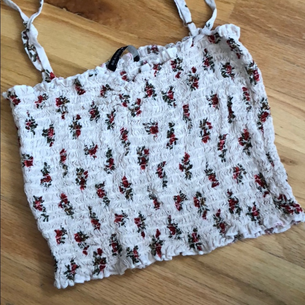 Brandy Melville Floral Crop Top